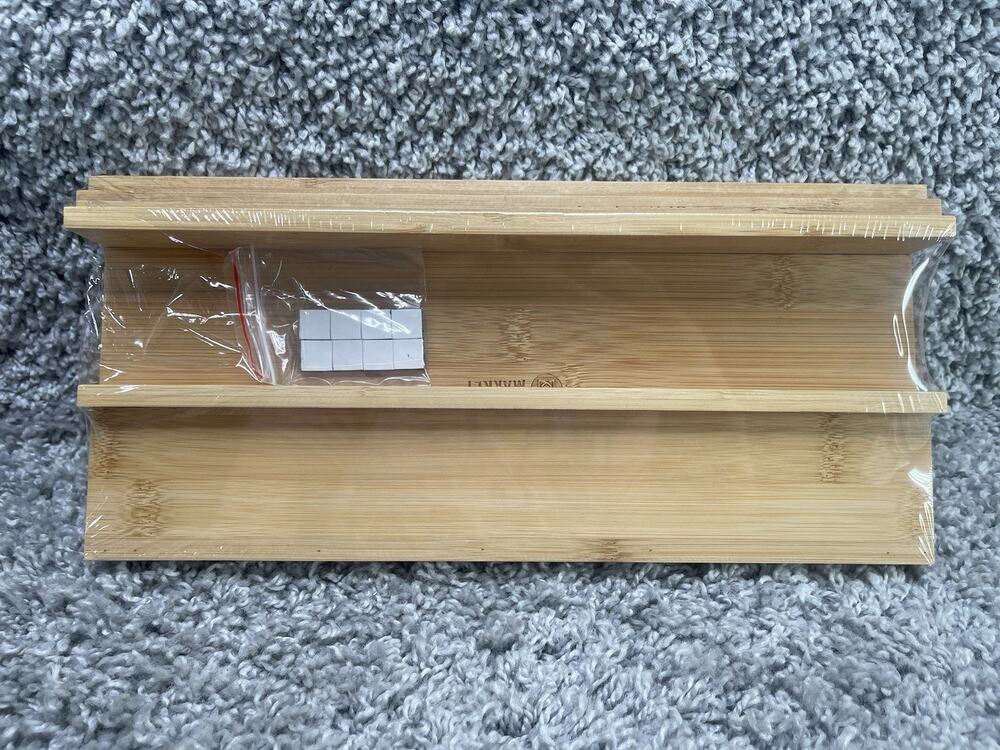 Kitchen Natural Bamboo Organizers Spice Rack Set Kitchen Utensils Home New